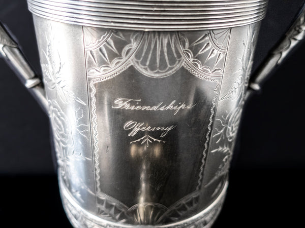 Antique Silver Plate Coffee Urn Hot Tea Dispenser Samovar – InventifDesigns