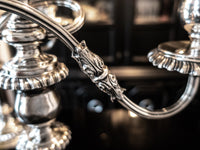 Vintage Silver Plate Candelabra Pair Candle Holders Tall Centerpieces Candles And Candelabra