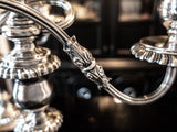 Vintage Silver Plate Candelabra Pair Candle Holders Tall Centerpieces Candles And Candelabra