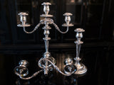 Vintage Silver Plate Candelabra Pair Candle Holders Tall Centerpieces Candles And Candelabra