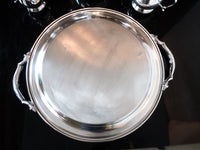 Vintage Silverplate Tea Set Georgian Style With Tray Tea and Coffee Sets