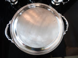 Vintage Silverplate Tea Set Georgian Style With Tray Tea and Coffee Sets