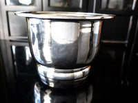 Hotel Silver Soldered Ice Bucket Champagne Chiller 1959 Hilton Hotel Military RR Silver