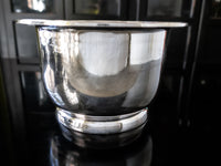 Hotel Silver Soldered Ice Bucket Champagne Chiller 1959 Hilton Hotel Military RR Silver