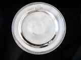 The Fontainebleau Hotel Silver Soldered Cake Stand Pedestal Dish Taza Circa 1955 Hotel Military RR Silver