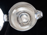 Fairmont Hotel Large Silver Soldered Pitcher Oneida Sambonet 1968 Hotel Military RR Silver