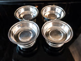 Fairmont Hotel Silver Soldered Bowls Set Of Four Oneida Sambonet Italy Silver And Silverplate