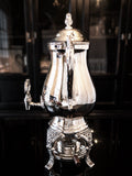 Vintage Silver Plate Coffee Urn Samovar With Burner Ornate Tea and Coffee Sets
