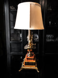 Vintage Wildwood Lamp Argand and Library Book Collection Lighting