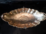 Vintage Art Nouveau Brass Bowl Centerpiece 24" Long