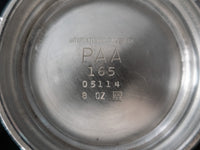Pan Am Airlines Silver Plate Sugar And Creamer Set 1965 Hotel Military RR Silver