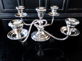 Vintage Silver Plate Candelabra Candle Holder Multi Convertible Gorham Candles And Candelabra