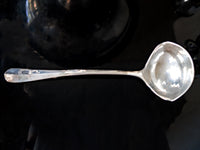 Vintage XL Silver Plate Floral Punch Bowl Set With 12 Cups And Ladle Silver And Silverplate