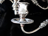 Antique Silver Plate Candelabra Pair Candle Holders Tall Centerpieces Candles And Candelabra