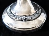 Antique Silver Plate Candelabra Pair Candle Holders Tall Centerpieces Candles And Candelabra