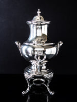 Reed And Barton Silver Plate Samovar Coffee Urn Beverage Dispenser 36 Cups Tea and Coffee Sets