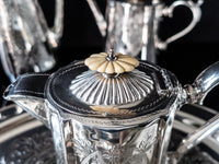 Antique Silver Plate Edwardian Tea Set 6 Piece Set Sheffield England