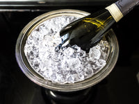 Hotel Silver Soldered Ice Bucket Champagne Chiller 1959 Hilton Hotel Military RR Silver