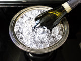 Hotel Silver Soldered Ice Bucket Champagne Chiller 1959 Hilton Hotel Military RR Silver