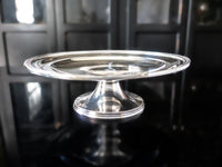 The Fontainebleau Hotel Silver Soldered Cake Stand Pedestal Dish Taza Circa 1955 Hotel Military RR Silver