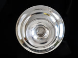 The Fontainebleau Hotel Silver Soldered Cake Stand Pedestal Dish Taza Circa 1955 Hotel Military RR Silver
