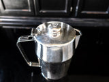 Fairmont Hotel Large Silver Soldered Pitcher Oneida Sambonet 1968 Hotel Military RR Silver
