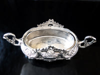 Silver Plate Jardinière Art Nouveau Rococo Centerpiece 13 1/2" Art Deco/ Art Nouveau
