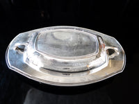 Community Plate Double Vegetable Dish Covered Dish Silver Soldered Paul Revere Silver And Silverplate