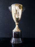 Vintage Art Deco Brass And Bakelite Trophy 1940 Little International Grand Champion Loving Cup Art and Collectibles