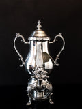 Vintage Silver Plate Samovar Coffee Urn With Burner Tea Warmer Hot Water Dispenser FB Rogers Tea and Coffee Sets