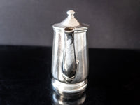 Vintage Hotel Silver Soldered Teapot 16 oz 1951 Hotel Military RR Silver