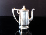 Vintage Hotel Silver Soldered Teapot 16 oz 1951 Hotel Military RR Silver