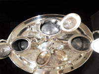 Antique Silver Plate Edwardian Tea Set 6 Piece Set Sheffield England