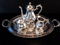 Vintage Silver Plate Tea Set Towle 2851 4 Piece Set
