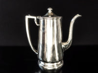 Vintage Hotel Silver Soldered Teapot Large 48 oz 1952