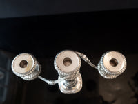 Vintage Hotel Silver Candelabra Candle Holder Reed And Barton Hotel Military RR Silver