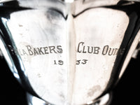 Vintage Art Deco Silver Plate Trophy Ice Bucket Phila Bakers 1933 Silver And Silverplate