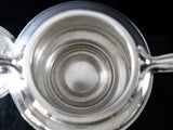 Silver Soldered WWII Era Us Navy Sugar Bowl Wardroom Officer's Mess USN Reed Barton Hotel Military RR Silver
