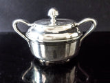 Silver Soldered WWII Era Us Navy Sugar Bowl Wardroom Officer's Mess USN Reed Barton Hotel Military RR Silver