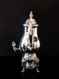Vintage Silver Plate Samovar Coffee Urn With Burner Tea Warmer Hot Water Dispenser FB Rogers Tea and Coffee Sets