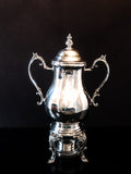 Vintage Silver Plate Samovar Coffee Urn With Burner Tea Warmer Hot Water Dispenser FB Rogers Tea and Coffee Sets