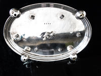 Antique Silver Plate Egg Cup And Spoon Caddy Sheffield England Circa Late 1800s Silver And Silverplate