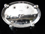Antique Silver Plate Egg Cup And Spoon Caddy Sheffield England Circa Late 1800s Silver And Silverplate