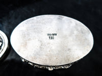 Antique Cambodian Silver Betel Box Khmer Birds And Flowers Trinket Box T90 Filigree Art and Collectibles