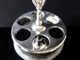 Antique Victorian Silver Plate Cruet Set Condiment Caster Stand Figural Boy Silver And Silverplate