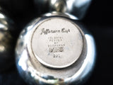 Vintage Pewter Kirk Stieff Thomas Jefferson Cups Set Of 6 Colonial Pewter Boardman Barware