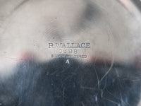 Silver Soldered US Navy Sugar Bowl Fouled Anchor Wardroom Officer's Mess USN R Wallace Hotel Military RR Silver