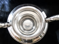 Silver Soldered US Navy Sugar Bowl Fouled Anchor Wardroom Officer's Mess USN R Wallace Hotel Military RR Silver