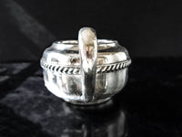 Silver Soldered US Navy Sugar Bowl Fouled Anchor Wardroom Officer's Mess USN R Wallace Hotel Military RR Silver
