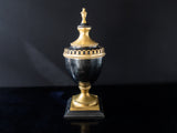 Vintage Brass And Black Grecian Style Urn Mantel Decor Home Decor